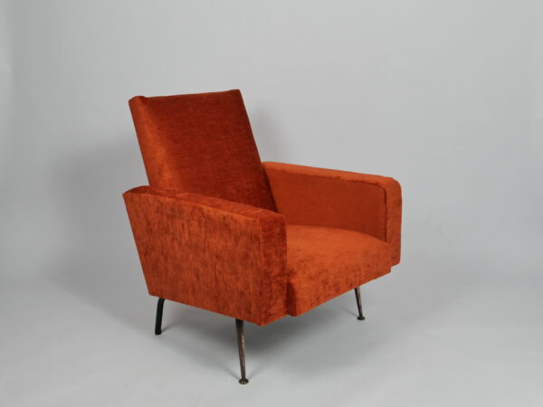 Fauteuil années 50 TerraCotta